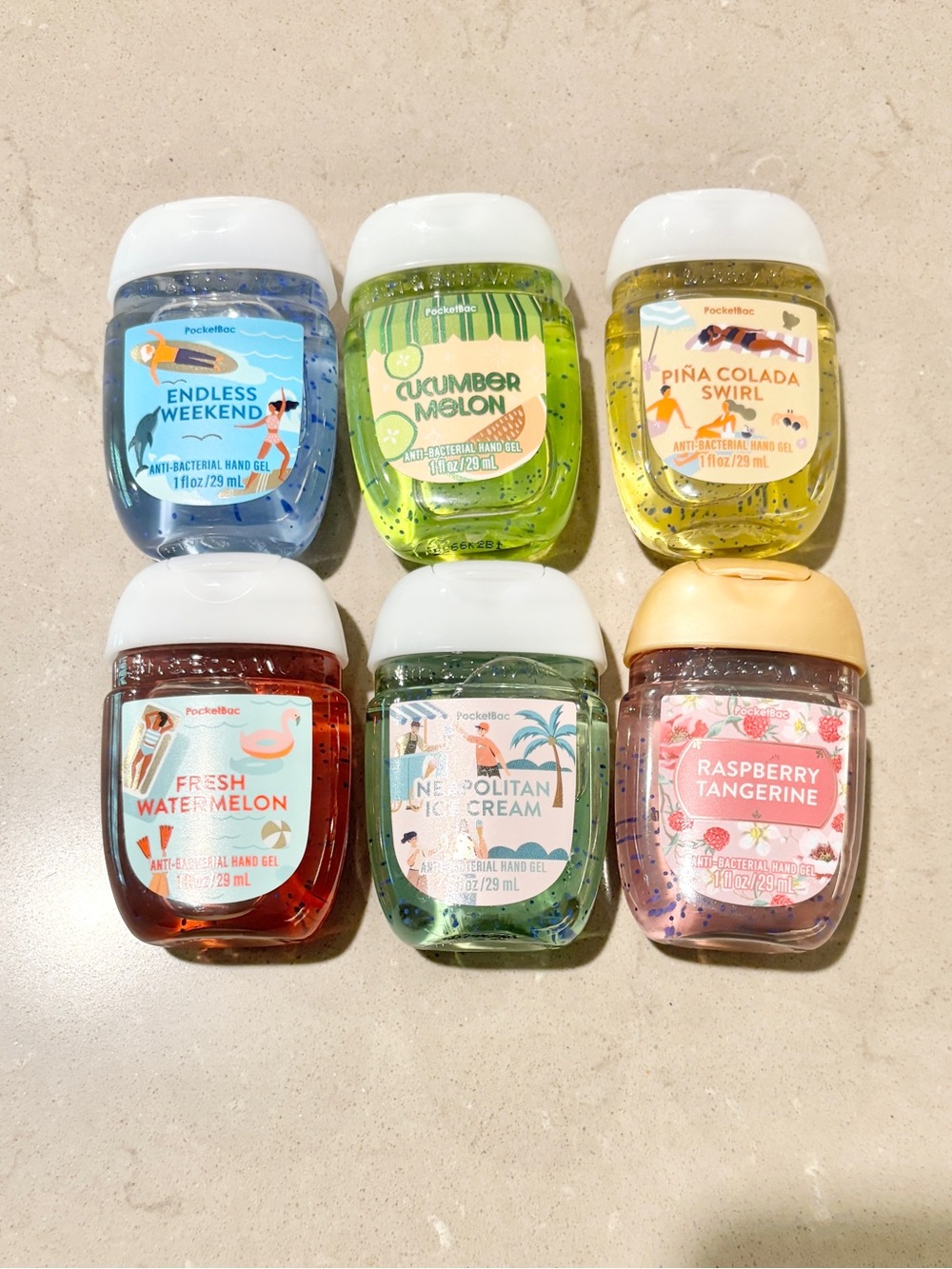 Bath and Body Works PocketBac Rare 6 Piece Bundle Lot New
